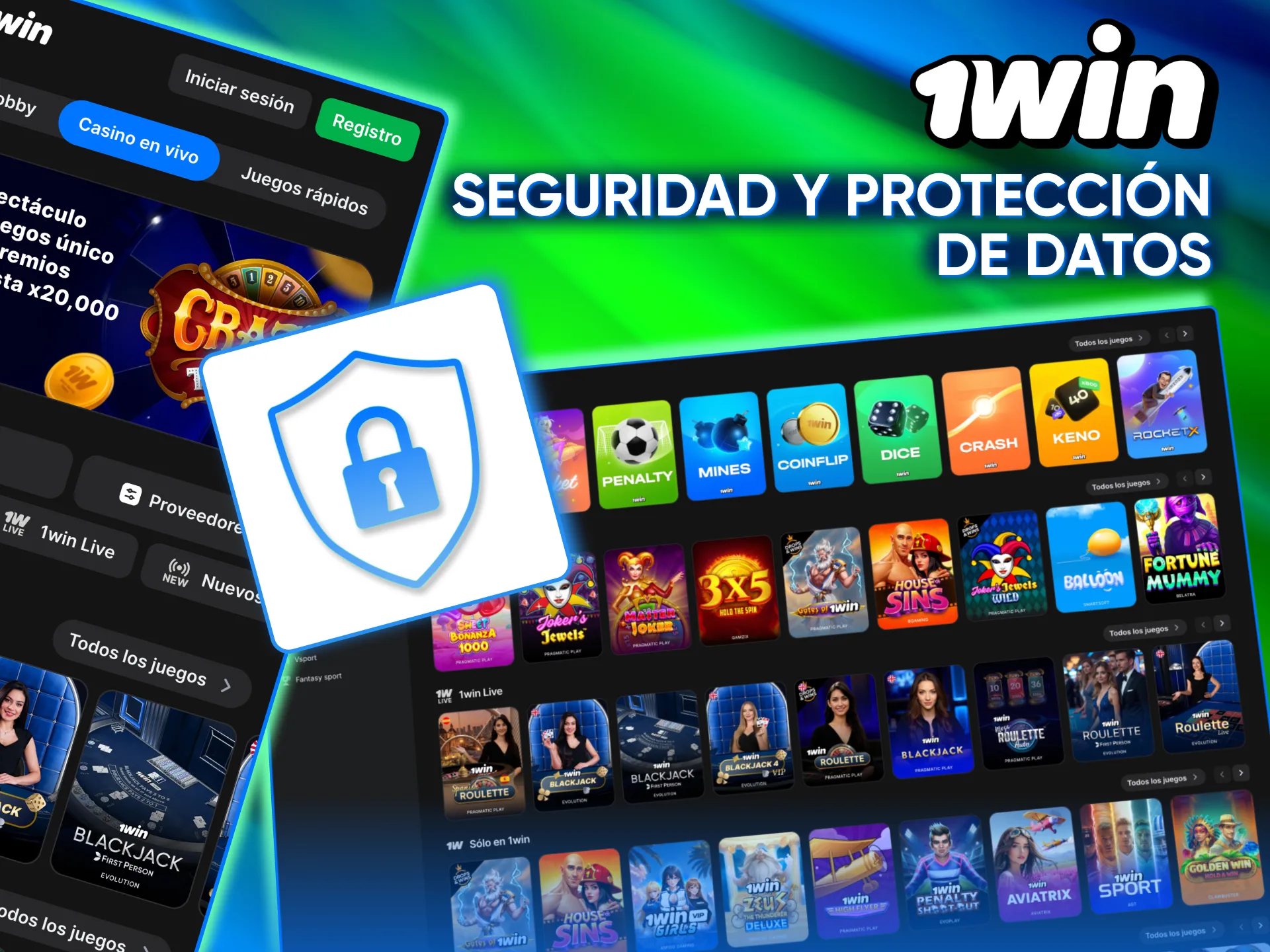 Protección de información personal y financiera respaldada por licencia de Curazao en el sitio oficial de 1win.